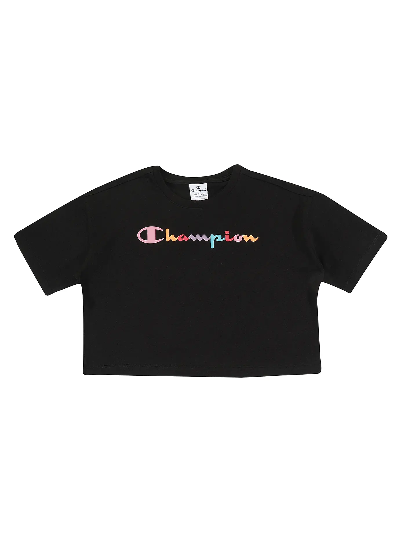 CHAMPION | Mädchen T-Shirt Oversized Fit | schwarz